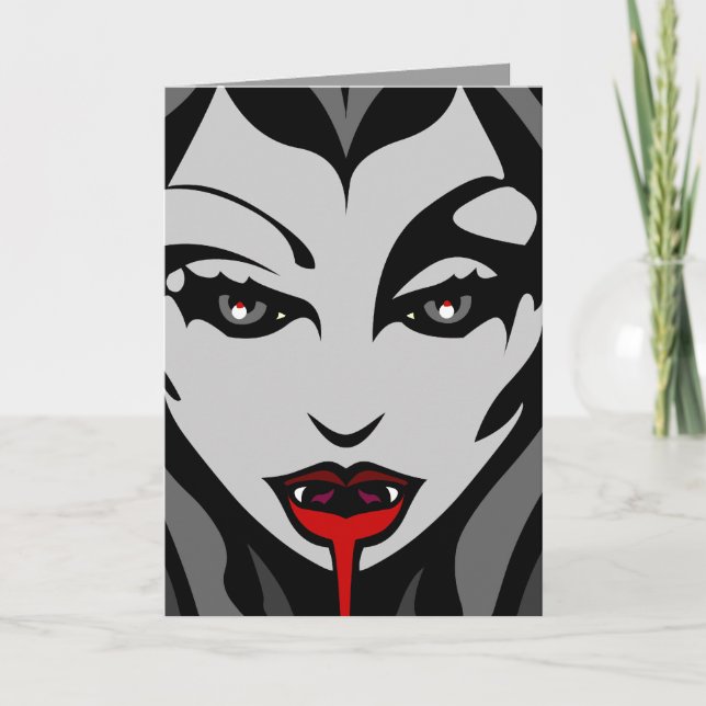 Tarjetas de encargo de Halloween de las (Anverso)