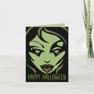 Tarjetas de encargo de Halloween de las