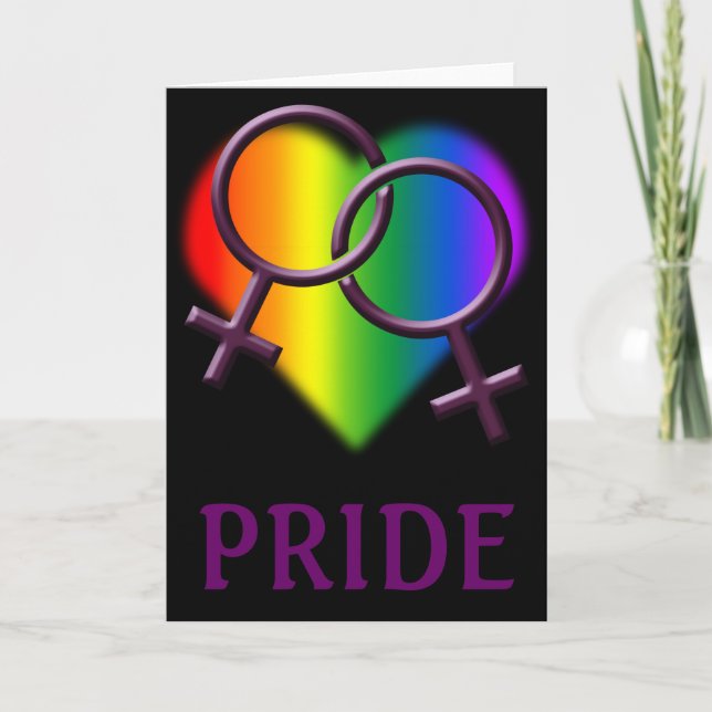 Tarjetas de encargo del amor del arco iris de las (Anverso)