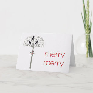 Tarjetas de encargo del día de fiesta del navidad