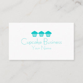 Tarjetas de encargo del negocio azul verde azulado