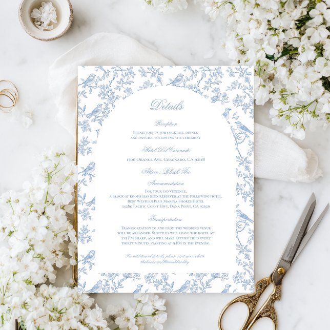 Tarjetas de Enclosure con Detalles de Toile Floral (Subido por el creador)