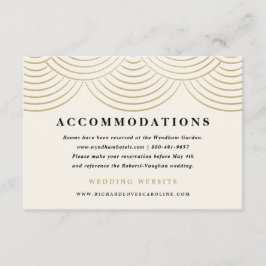 Tarjetas de Enclosure de Luces de Cadena Art Deco 