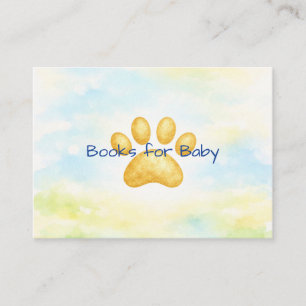 Tarjetas de Enclusura Libros para Bebé