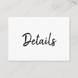 Tarjetas de Enclusura Simples Minimalistas Mandy