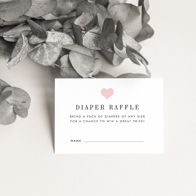 Tarjetas de entrada Baby Shower Diaper Raffle | RU (Subido por el creador)