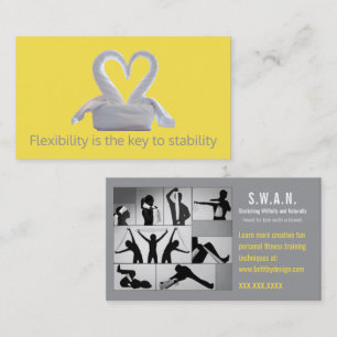 Tarjetas de entrenamiento de flexibilidad