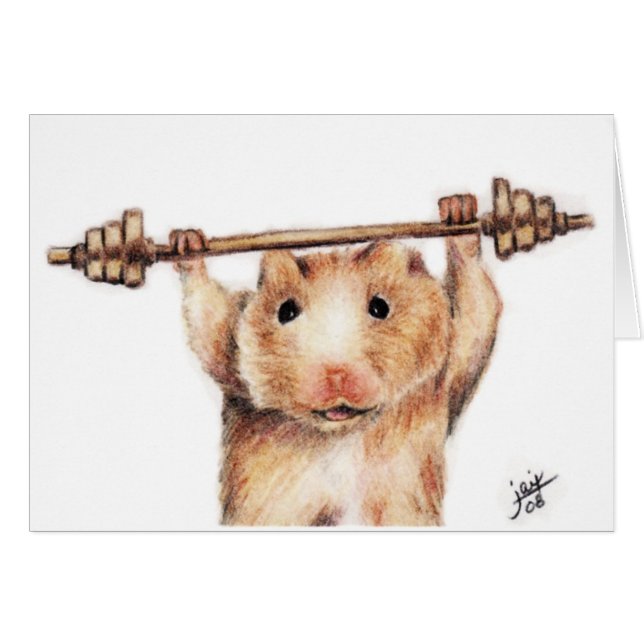 Tarjetas de entrenamiento (Hamster) (Anverso (Horizontal))