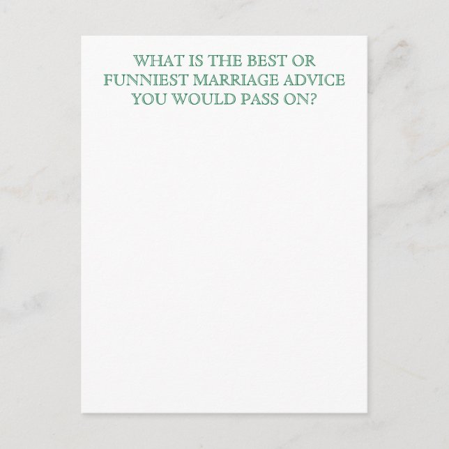 Tarjetas de entretenimiento para huéspedes (Anverso)