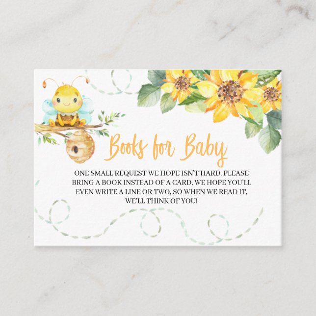 Tarjetas de Envío de Libros para Bebé en la Fiesta (Anverso)