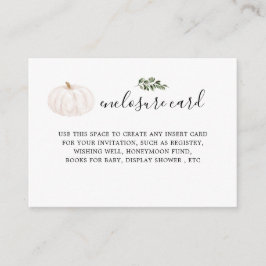 Tarjetas de envoltorio Baby Shower de vegetación d