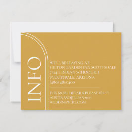 Tarjetas de envoltorio Boda de Accents Art Deco