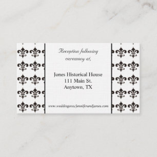 Tarjetas de envoltorio Boda Fleur De Lis