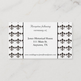 Tarjetas de envoltorio Boda Fleur De Lis