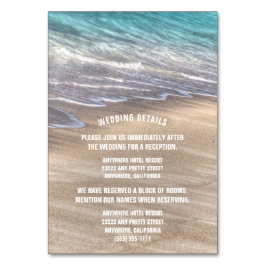 Tarjetas de envoltorio Boda Vintage Beach Waves