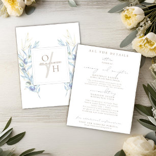 Tarjetas de envoltorio con detalles de Boda de bif