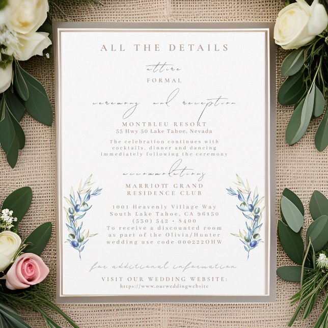 Tarjetas de envoltorio con detalles de Boda de bif (Subido por el creador)
