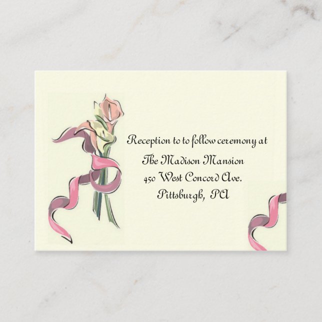 Tarjetas de envoltorio de Boda de Moda de cabaña (Anverso)