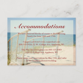 Tarjetas de envoltorio de bodas de playa - Escaler