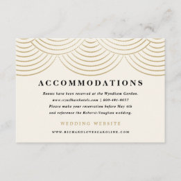 Tarjetas de Envoltorio de Luces de Cadena Art Déco