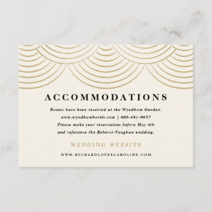 Tarjetas de Envoltorio de Luces de Cadena Art Deco