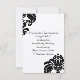Tarjetas de envoltorio de matrimonio para damasco
