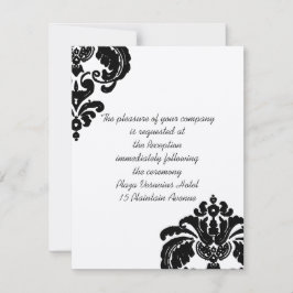 Tarjetas de envoltorio de matrimonio para damasco 