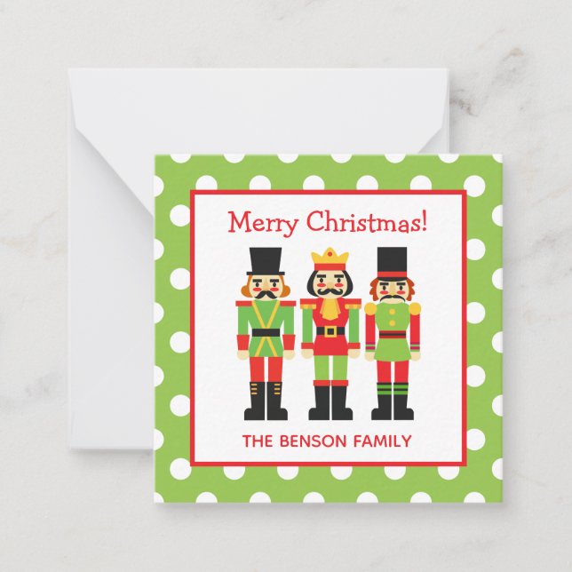 Tarjetas de envoltorio de regalo para chaquetas de (Anverso)
