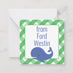 Tarjetas de envoltorio de regalo personalizadas de