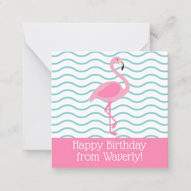 Tarjetas de envoltorio de regalo personalizadas Fl (Anverso)