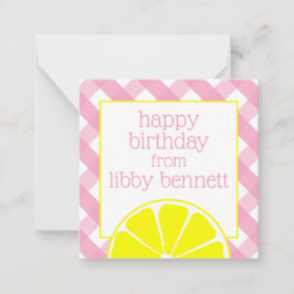 Tarjetas de envoltorio de regalo personalizadas Le