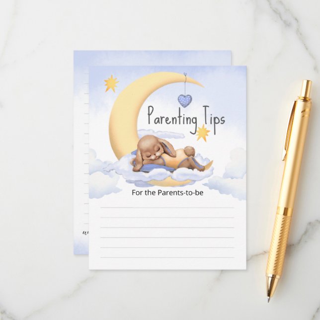 Tarjetas de envoltorio para ducha para bebés Conse (Anverso/Reverso In Situ)