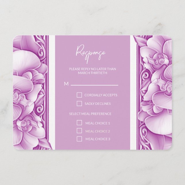 Tarjetas de envoltorio QR para Boda Ornate Photo O (Reverso)