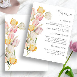Tarjetas de envoltorio Tulip Boda