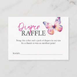 Tarjetas de envoltura Babyducha Diaper Raffle Butt