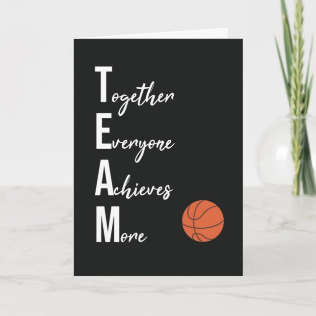 Tarjetas de equipo de baloncesto Jugador Deportes  (Anverso)