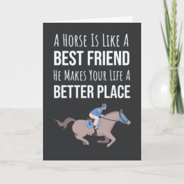 Tarjetas de Equitación Adorables Animales Caballos