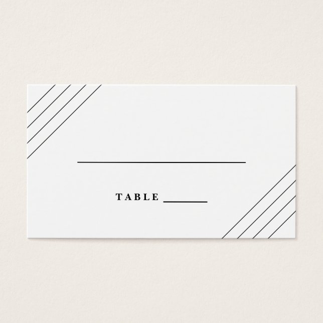 Tarjetas de Escort a rayas (Frente)