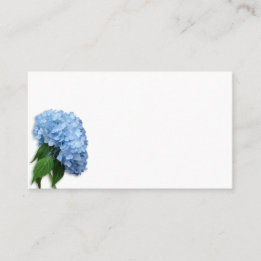 Tarjetas de Escort Blank Floral Blue Heaven