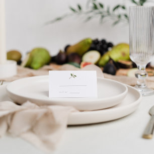 Tarjetas de Escort Boda de la Blossom Pear Botánic