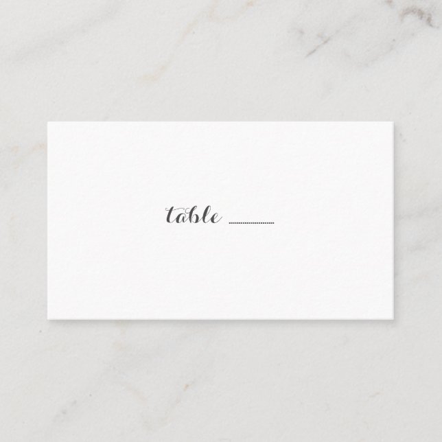 Tarjetas de Escort Boda Mehndi Elegante (Anverso)