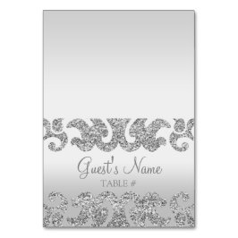 Tarjetas de Escort de Boda Personalizada con Purpu