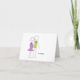 Tarjetas de "Estamos Esperando un Bebé", pareja