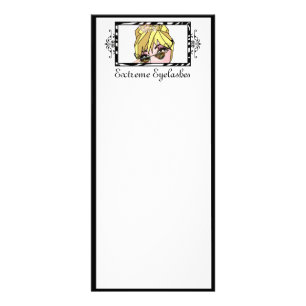 Tarjetas de estante de Pestañas/Maquillaje Permane