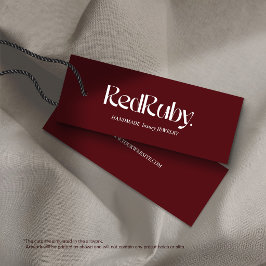 Tarjetas de etiqueta colgante con logotipo para ne