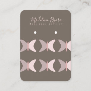 Tarjetas de exhibición de aretes artesanales marip