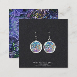 Tarjetas de exhibición de aretes de joyería person