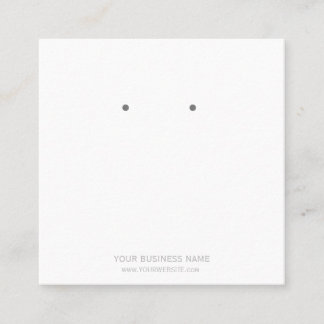 Tarjetas de exhibición de aretes de joyería person