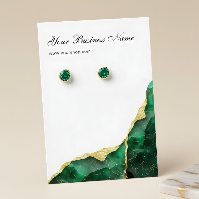 Tarjetas de exhibición de aretes dorados de roca e (Subido por el creador)