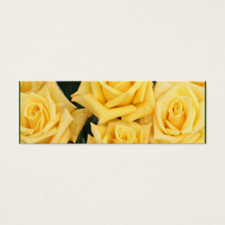 TARJETAS DE FAVOR DE BODA AMARILLA ROSA